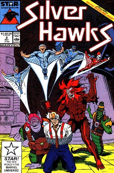 SilverHawks #2 cover, October 1987