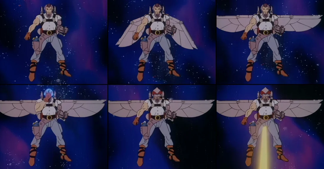 Jet Packs in the 1986 SilverHawks series