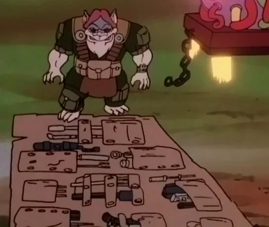 The Roll-Up Bag in the 1986 SilverHawks series