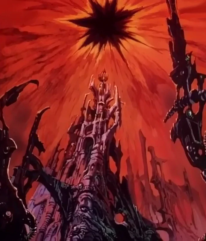 Mon*Star's Fortress in the 1986 SilverHawks series