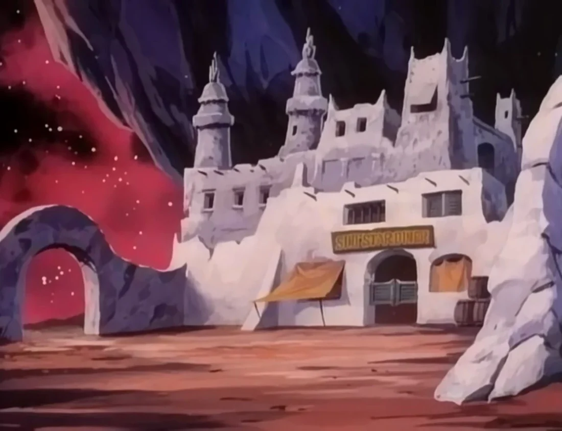 The Sini*Star Diner in the 1986 SilverHawks series