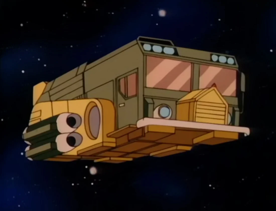 The Garbage Truck in the 1986 SilverHawks series