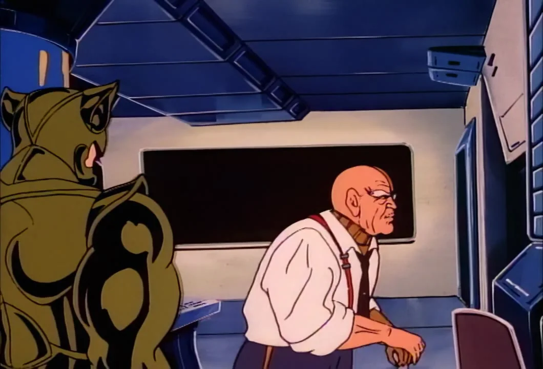Flashback asks the aged Stargazer, an old has-been by his own account, for the history of the original SilverHawks.