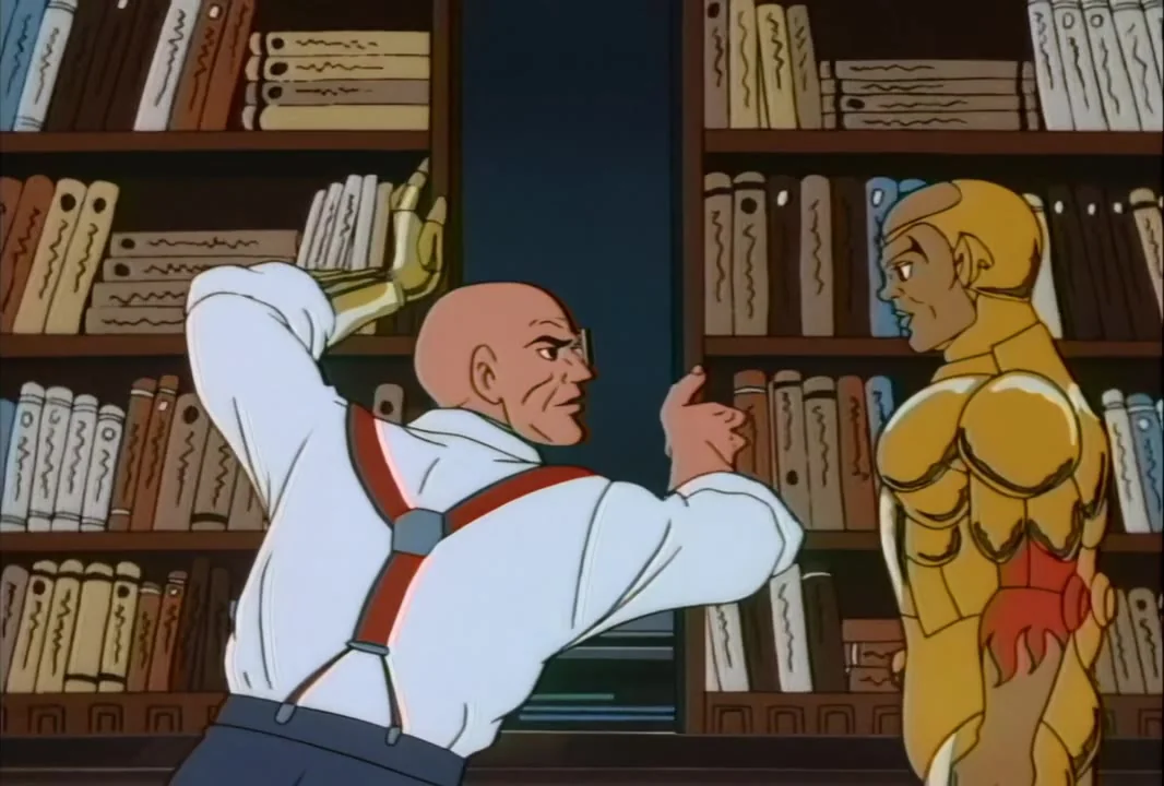 Stargazer turns to Hotwing, who holds his side as his magical power runs low.