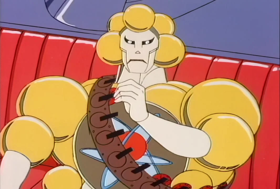 Mo-Lec-U-Lar and his spinning chest disc